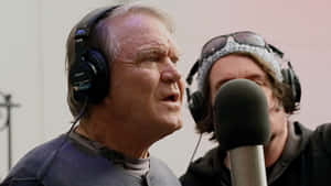 Glen Campbell Recording Session Wallpaper