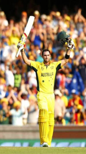 Glenn Maxwell Cricket Champion Wallpaper