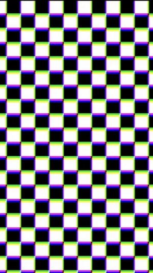 Glitch Black And White Squares Wallpaper