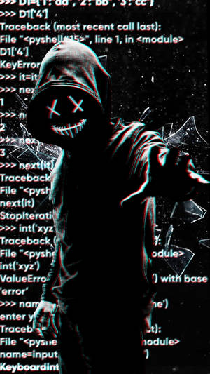 Glitch Purge Mask Wallpaper