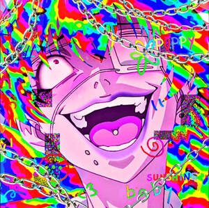 Glitchcore Midari Wallpaper