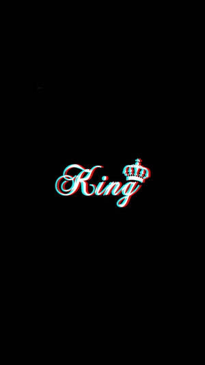 Glitched King Wallpaper