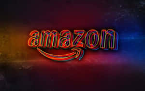 Glitching Amazon Uk Logo Wallpaper