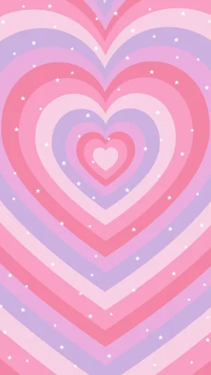 Glittering Wildflower Heart Wallpaper