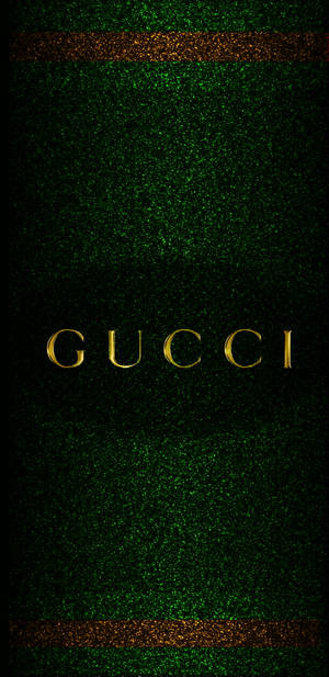 Glittery Green Gucci Iphone Wallpaper