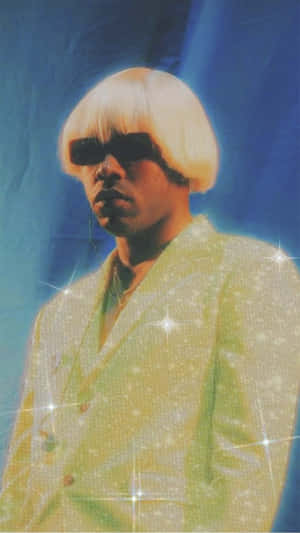Glittery Tyler The Creator Pfp Wallpaper