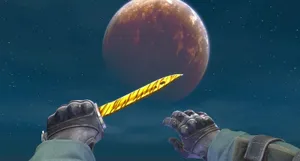 Global Offensive Red Moon Wallpaper