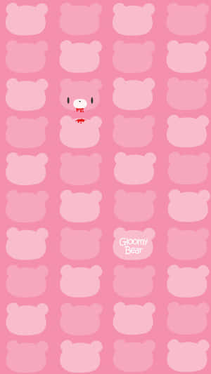 Gloomy Bear Patterns Wallpaper