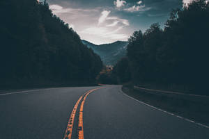 Gloomy Road Wallpaper