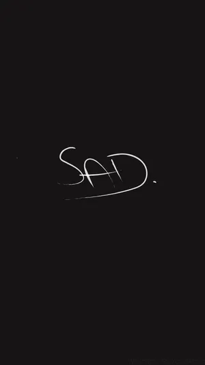 Gloomy Sad Word Wallpaper