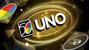 Glorious Golden Poster Of Uno Wallpaper