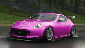 Glossy Pink Nissan 370z Wallpaper