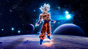 Glowing Dragon Ball Goku Ultra Instinct Wallpaper