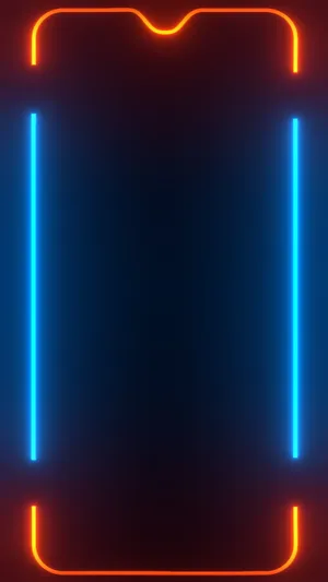 Glowing Fire And Ice Android Wallpaper