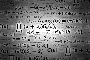 Glowing Physics Equations Wallpaper