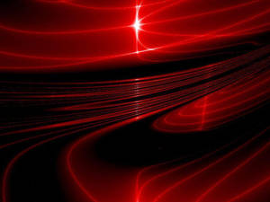 Glowing Red Color Rays Wallpaper