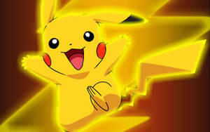 Glowing Yellow Pikachu Wallpaper