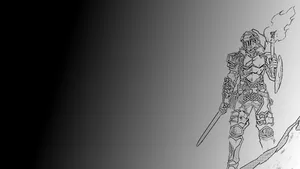 “goblin Slayer’s Armor Outline” Wallpaper