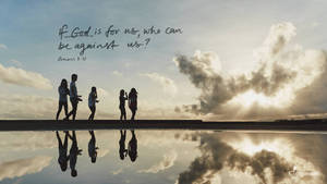 God Is For Us Versed Wallpaper