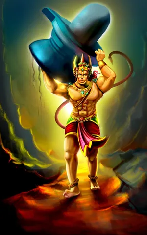 God Mobile With Serene Landscape Wallpaper