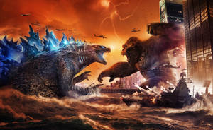 Godzilla Vs King Kong Hd Wallpaper Wallpaper