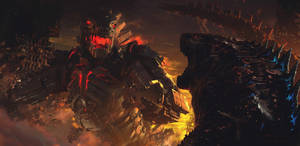 Godzilla Vs King Kong - Wallpaper Wallpaper