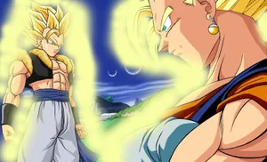Gogeta And Vegito Saiyan Wallpaper