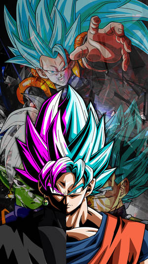 Goku And Vegeta Join Forces To Defeat Majin Buu In Dragon Ball Super Wallpaper