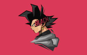 Goku Black On Pink Side Iphone View Wallpaper