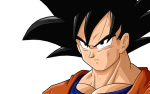 Goku Undergoing His Transformation And Raging With Anger Wallpaper