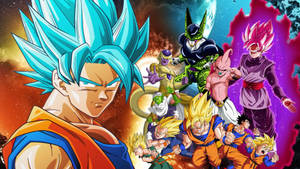 Goku Unleashes His Power In Dragon Ball Super Wallpaper