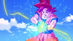 Goku Unleashes The Legendary Kamehameha! Wallpaper