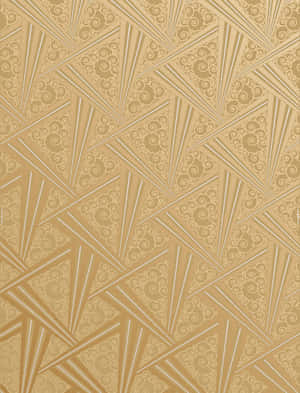 Gold And Silver Geometric Pattern Wallpaper