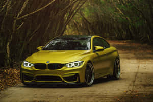 Gold Cars Bmw M4 Wallpaper