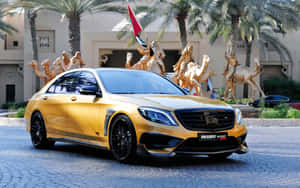 Gold Cars Mercedes Benz Amg S65 Wallpaper