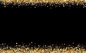 Gold Dust Border Wallpaper