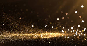 Gold Dust Shining Light Wallpaper