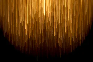 Gold Glitter Lines Wallpaper