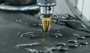 Gold Machining Drill Bullet Wallpaper