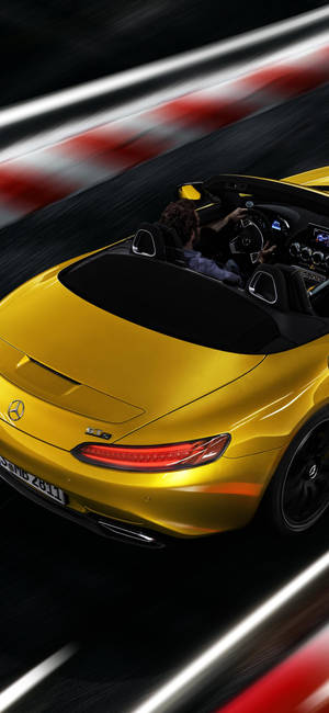 Gold Mercedes-amg Iphone Wallpaper