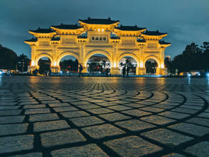 Golden Arch In Taipei Wallpaper