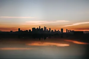 Golden Hour City Cool Ipad Wallpaper