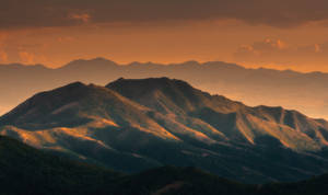 Golden Hour Mountain Macbook Wallpaper