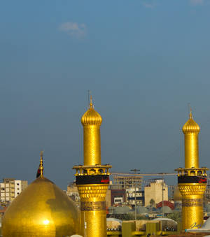 Golden Imam Hossain Shrine Karbala Wallpaper