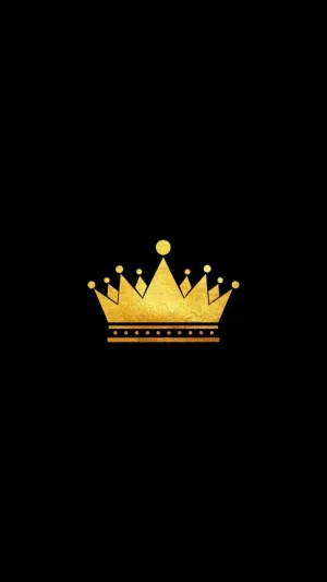 Golden King And Queen Crown Wallpaper