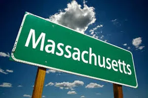 Golden Sun Setting Over Autumn Landscape In Massachusetts Wallpaper