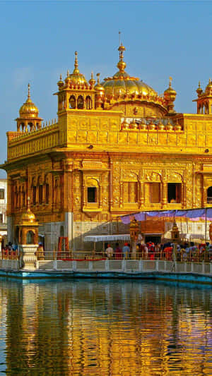 Golden Temple Towers Wallpaper