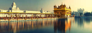 Golden Temple Wide-shot Wallpaper