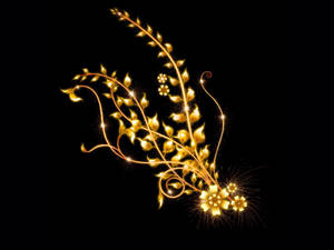 Golden Yellow Flower Wallpaper