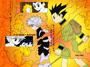 Gon Freecss Killua 2d Style Wallpaper